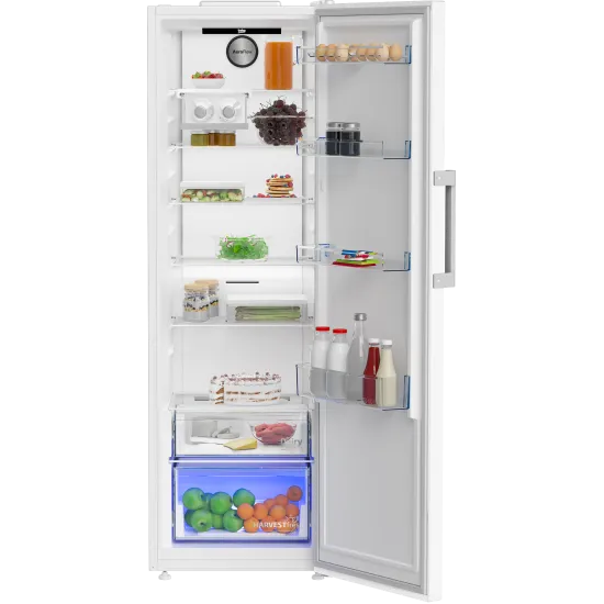 Beko B3RMLNE444HW No Frost egyajtós hűtőszekrény, 365L, 59.7x70.9x186.5 cm