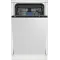 Beko BDIS38040Q teljesen beépíthető mosogatógép, 3 kosár,automatikus ajtónyitás, 44.8x55x81.8 cm