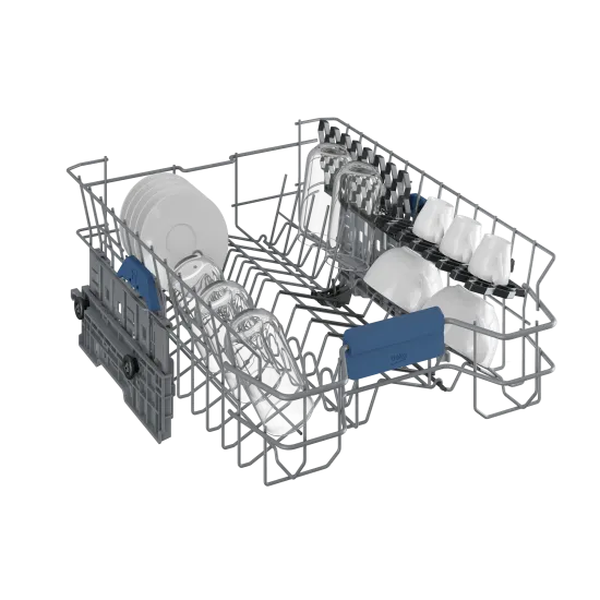 Beko BDIS38040Q teljesen beépíthető mosogatógép, 3 kosár,automatikus ajtónyitás, 44.8x55x81.8 cm