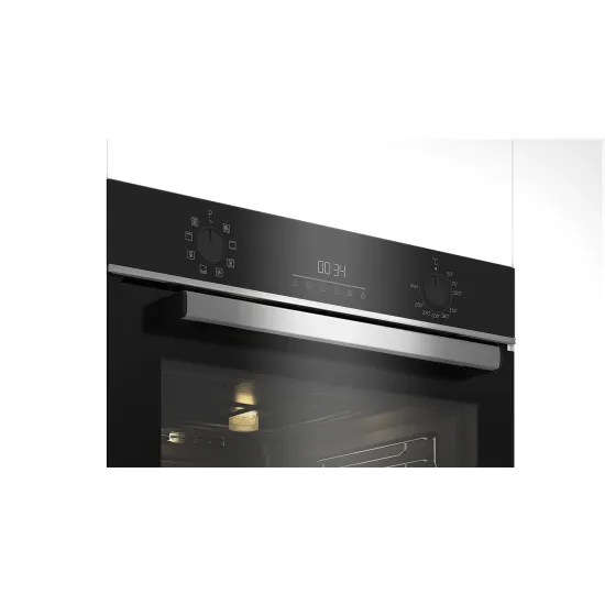 Beko BBIM13300XD beépíthető sütő, 72L, 59.4x56.7x59.5 cm, fekete/inox szín 