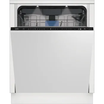 Beko BDIN38550C teljesen beépíthető mosogatógép, 15 teríték, 3 kosár, automatikus ajtónyitás, 59.8x55x81.8 cm