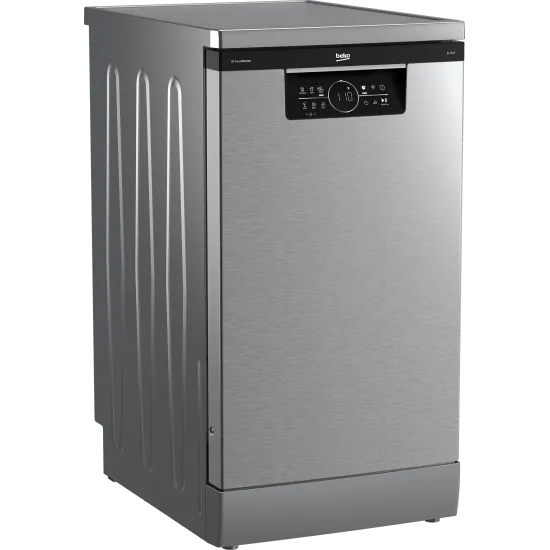 Beko BDFS26120XQ mosogatógép, 11 teríték, 3 kosár, 44.8x60x85 cm, acélszürke szín 