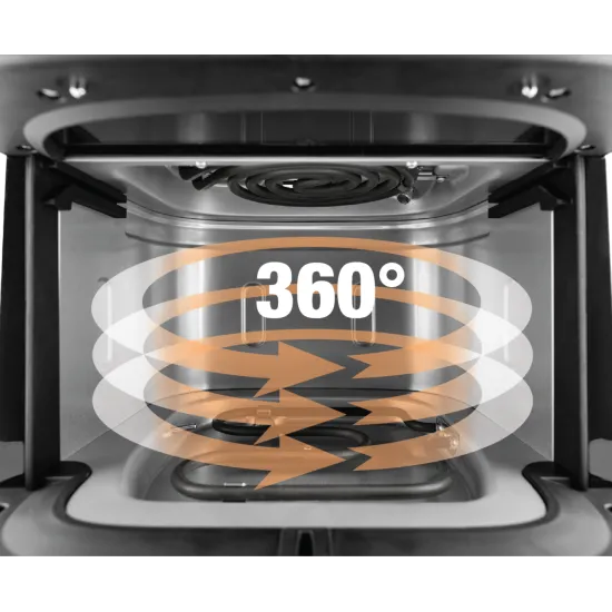 Gorenje AF1800ST forrólevegős sütő, Air Fryer, 1800W, 6.7L, fekete szín 