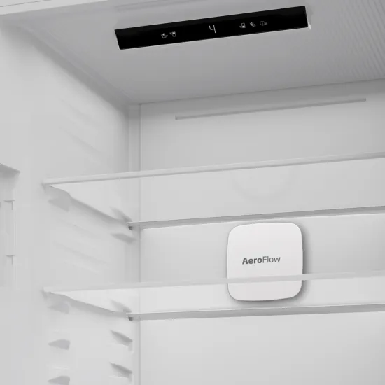 Beko B3BCNA294HS No Frost beépíthető alulfagyasztós kombinált hűtőszekrény, 194/76L, 54x55x177.5 cm