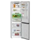 Beko B3RCNA364HXB1 No Frost alulfagyasztós kombinált hűtőszekrény, 210/106L, 59.5x66.3x186.5 cm, csiszolt ezüst szín 