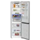 Beko B3RCNA364HXB1 No Frost alulfagyasztós kombinált hűtőszekrény, 210/106L, 59.5x66.3x186.5 cm, csiszolt ezüst szín 