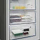 Beko B3RCNA375HXB  No Frost alulfagyasztós kombinált hűtőszekrény, 252/118L, 59.5x67.3x186.5 cm, csiszolt ezüst szín 