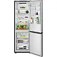 Beko B3RCNA375HXB  No Frost alulfagyasztós kombinált hűtőszekrény, 252/118L, 59.5x67.3x186.5 cm, csiszolt ezüst szín 
