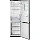 Beko B3RCNA375HXB  No Frost alulfagyasztós kombinált hűtőszekrény, 252/118L, 59.5x67.3x186.5 cm, csiszolt ezüst szín 