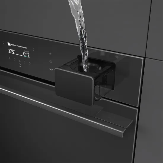 Hisense BAS614P8B beépíthető sütő, 77L, Wifi, pirolitikus tisztítás, 59.5x56.4x59.5 cm, fekete szín 