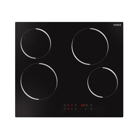 Vivax BH-04MVC beépíthető indukciós kerámialap, 59x52x5.1 cm, fekete szín 