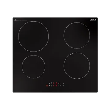 Vivax BH-04MIN beépíthető indukciós kerámialap, 59x52x6.4 cm, fekete szín 