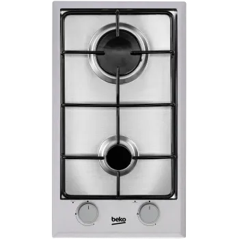 Beko HDCG 32220 SX beépíthető gáz főzőlap, 30x51x5.2 cm, inox szín 