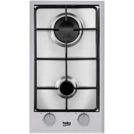 Beko HDCG 32220 SX beépíthető gáz főzőlap, 30x51x5.2 cm, inox szín 