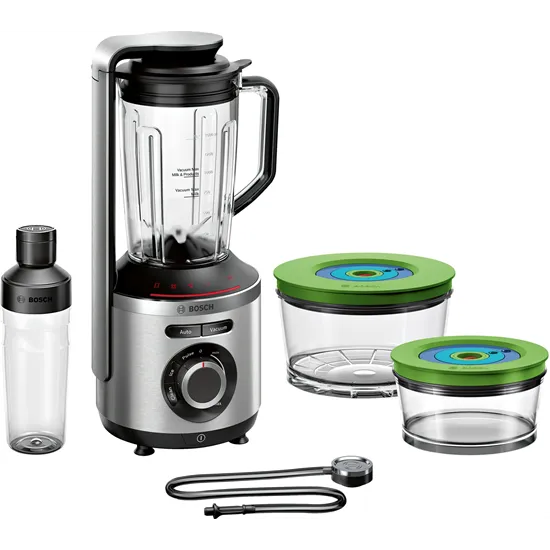 Bosch MMBV625M VitaMaxx vákumos turmixgép, 1000W, ezüst szín 