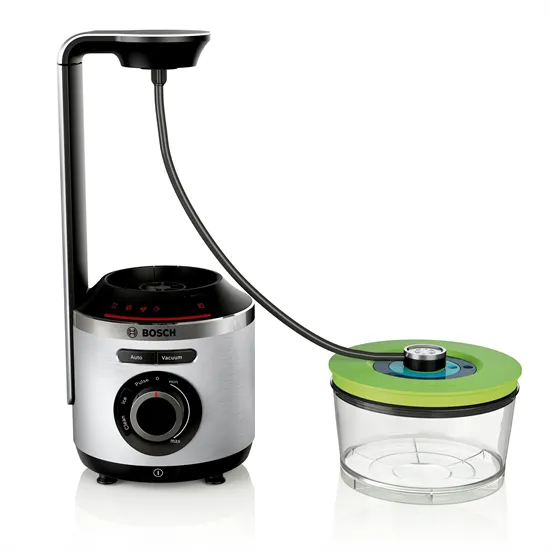 Bosch MMBV625M VitaMaxx vákumos turmixgép, 1000W, ezüst szín 