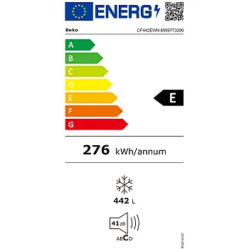 Beko CF442EWN fagyasztóláda, 442L, 141x17.5x87.5 cm