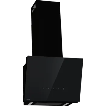 Hisense CH6IN6226B beépíthető falra szerelhető döntött kürtös konyhai elszívó, 59.5x41.2x45 cm, fekete szín 