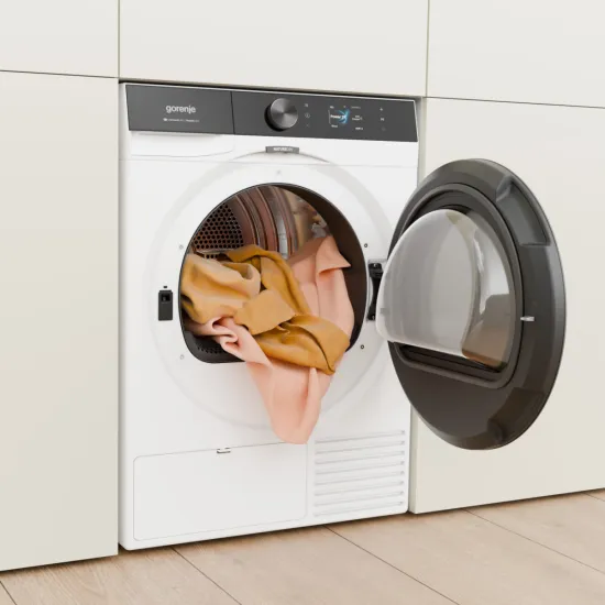 Gorenje DG81DP hőszivattyús szárítógép, 10 kg, Wifi, inverter motor, 60x62.5x85 cm