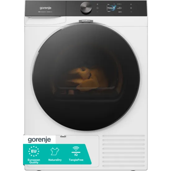 Gorenje DG81DP hőszivattyús szárítógép, 10 kg, Wifi, inverter motor, 60x62.5x85 cm