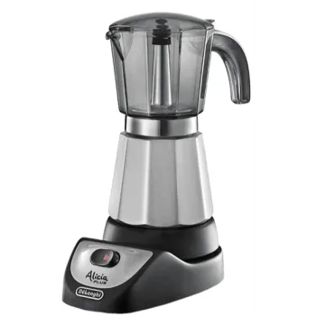 DeLonghi EMKM4.B elektromos kotyogós kávéfőző 4 személyes, fekete/inox szín