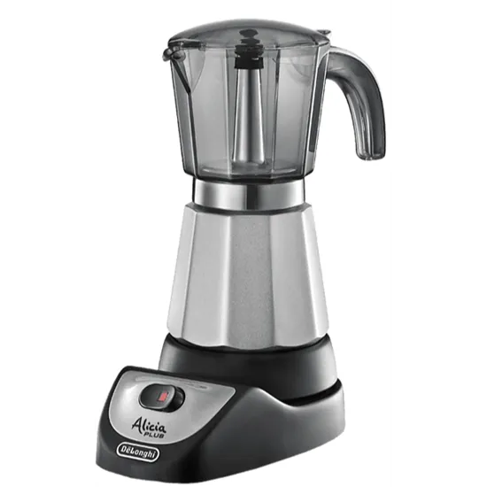 DeLonghi EMKM4.B elektromos kotyogós kávéfőző 4 személyes, fekete/inox szín