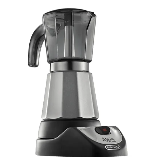 DeLonghi EMKM4.B elektromos kotyogós kávéfőző 4 személyes, fekete/inox szín