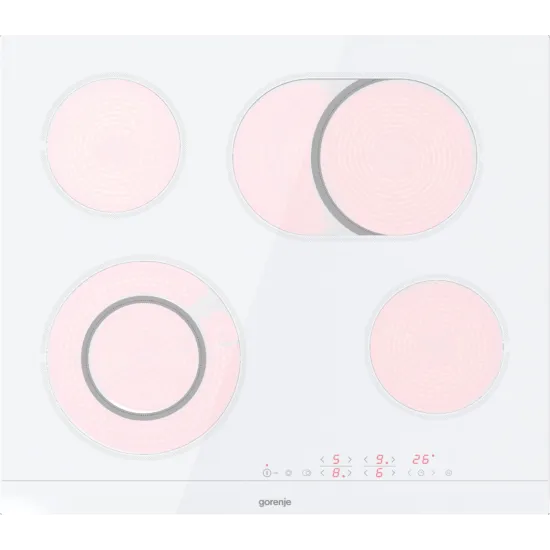 Gorenje ECT643WCSC beépíthető kerámialap, 60x52x5.4 cm, fehér szín 