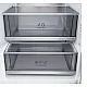 LG GBBS726CSW alulfagyasztós kombinált hűtőszekrény, 262/113L, Wifi, Smart Inverter Kompresszor, 59.7x67.4x203 cm
