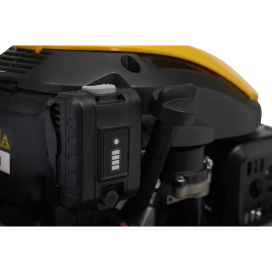 Stiga TWINCLIP 950 VE benzinmotoros önjárós fűnyíró,hátsó és oldalsó kidobás, mulcsozás, gyűjtés funkció, 3.2kW, gombnyomással indítható, Engine Start rendszer 