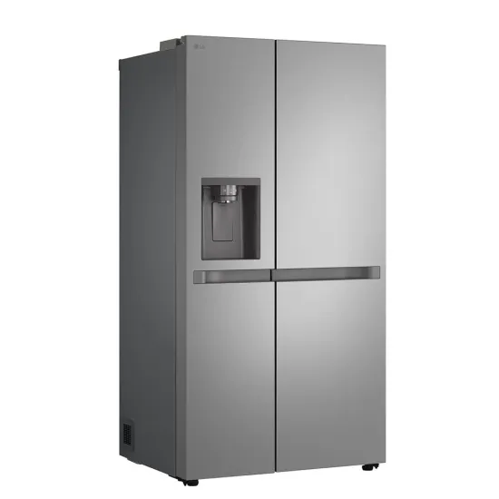 LG GSLC40PYPE side by side hűtőszekrény, 417/221L, Smart Inverter Kompresszor, 91.3x73.5x179 cm, hamvas matt ezüst szín