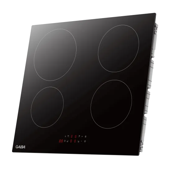 Gaba GMH-IND-4 beépíthető indukciós kerámialap, 59x52x6.2 cm, fekete szín
