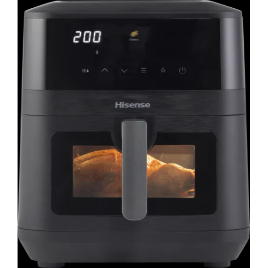Hisense HAF2100DCD forrólevegős sütő, Air Fryer, 2100W, 7.7L, fekete szín