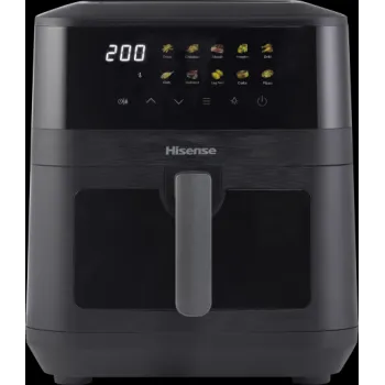 Hisense HAF2100DCD forrólevegős sütő, Air Fryer, 2100W, 7.7L, fekete szín