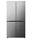 Haier HCR59F18DNMM Total No Frost side by side hűtőszekrény francia ajtós kialakítással, 417/289L, Wifi, 90.5x73.8x182.5 cm, inox szín 