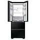 Haier HFKR5718DNGB Total No Frost side by side hűtőszekrény francia ajtós kialakítással, 255/147L, Wifi, 70x59.4x185 cm, fekete szín 