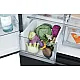 Haier HFKR5718DNGB Total No Frost side by side hűtőszekrény francia ajtós kialakítással, 255/147L, Wifi, 70x59.4x185 cm, fekete szín 