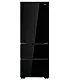 Haier HFKR5718DNGB Total No Frost side by side hűtőszekrény francia ajtós kialakítással, 255/147L, Wifi, 70x59.4x185 cm, fekete szín 