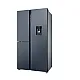 Haier HSPR79F18DWMB Total No Frost side by side hűtőszekrény, Wifi, 384/189L, 90.5x70.7x177.5 cm, szálcsiszolt fekete szín 