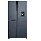 Haier HSPR79F18DWMB Total No Frost side by side hűtőszekrény, Wifi, 384/189L, 90.5x70.7x177.5 cm, szálcsiszolt fekete szín 
