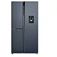 Haier HSPR79F18DWMB Total No Frost side by side hűtőszekrény, Wifi, 384/189L, 90.5x70.7x177.5 cm, szálcsiszolt fekete szín 