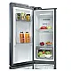 Haier HSPR79F18DWMB Total No Frost side by side hűtőszekrény, Wifi, 384/189L, 90.5x70.7x177.5 cm, szálcsiszolt fekete szín 