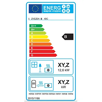 Warnex HUNOR OPTIMA 4BC csempés kandalló 12.9kW