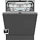 Hisense HV673A65 teljesen beépíthető mosogatógép, 16 teríték, Wifi, inverter motor, 3 kosár, automatikus ajtónyitás, 59.8x55.5x81.6 cm 