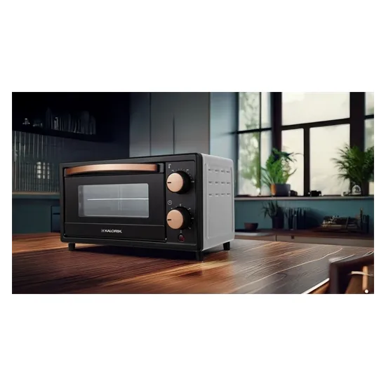 Kalorik OT2015 mini sütő, 9.7L, 900W, rose gold fekete szín 