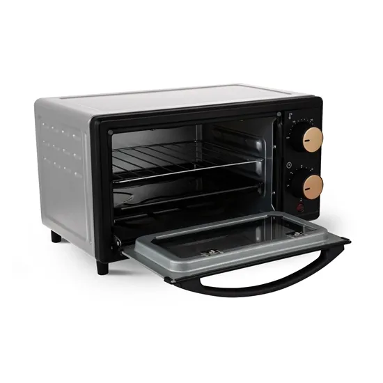 Kalorik OT2015 mini sütő, 9.7L, 900W, rose gold fekete szín 