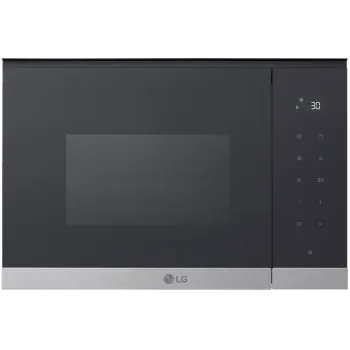 LG MG7Z2593D beépíthető mikrohullámú sütő, 25L, grill, 59.2x38.8x39.6 cm, fekete szín 