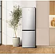 Gorenje NRK619D2XL4 No Frost Plus alulfagyasztós kombinált hűtőszekrény, 207/97L, inverter kompresszor, 59.5x59x186 cm, inox szín 