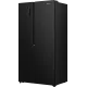 Gorenje NRS917E41BX side by side hűtőszekrény, 347/197L, inverteres kompresszor, 91.1x61.5x178.6 cm, fekete szín 