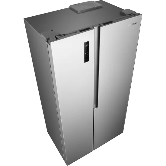 Gorenje NRS917E41X No Frost Plus side by side hűtőszekrény, 347/197L, inverteres kompresszor, 91.1x61.5x178.6 cm, inox szín 